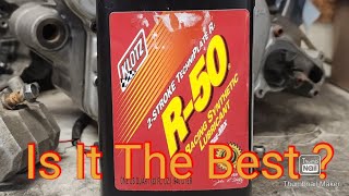 Klotz R50 is it the best 2stroke oil ever [upl. by Mckale579]