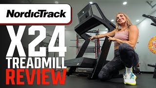 NordicTrack X24 Treadmill Review NordicTrack at Their Best [upl. by Elacim]