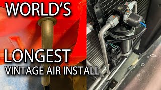 Worlds Longest Vintage Air Install Update [upl. by Nnaynaffit]