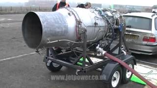 1st run up of the AI25Tl Jet Engine at Bovingdon Airfield [upl. by Ioves]