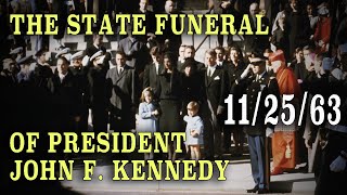 The State Funeral of President John F Kennedy  November 25 1963  Color Film [upl. by Weider]