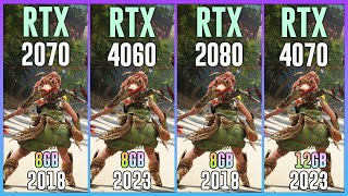 RTX 2070 vs RTX 4060 vs RTX 2080 vs RTX 4070  Test in 20 Games [upl. by Laet]