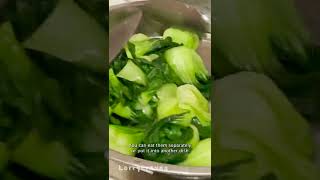 Easiest way to plate Chinese bok choy [upl. by Westphal252]