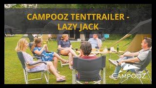 Campooz Tenttrailer  Lazy Jack op de camping [upl. by Ahsyia]