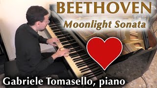 Beethoven Op 27 n 2 moonlight sonata  Adagio sostenuto Tomasello [upl. by Enwahs]