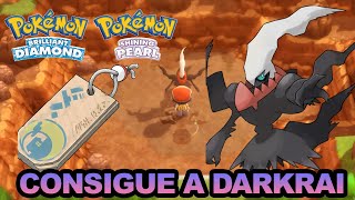 COMO CAPTURAR A DARKRAI EN POKÉMON DIAMANTE BRILLANTE Y POKÉMON PERLA RELUCIENTE [upl. by Arbmat]