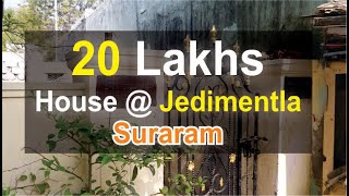 20 Lakhs Independent House  Jeedimetla Suraram Colony  80082 91337 [upl. by Skiest]