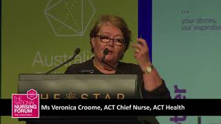 Ms Veronica Croome  National Nursing Forum 2017 Keynote Speaker [upl. by Nilad]