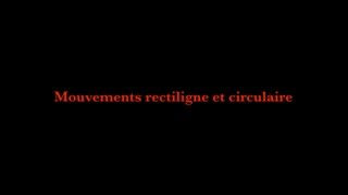 Cours Mouvements Rectiligne et Circulaire  Terminale S [upl. by Ardnuaet]