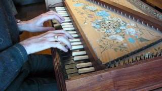 Rameau Les Sauvages on replica of 1677 Epinette à loctave played by Ryan Layne Whitney [upl. by Amlez]