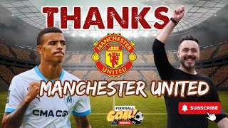 quotTHANKS MANCHESTER UNITEDquot football manchesterunited masongreenwood olympiquedemarseille fyp [upl. by Nonez]