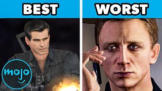 Top 10 Best and Worst James Bond Video Games [upl. by Kilar]