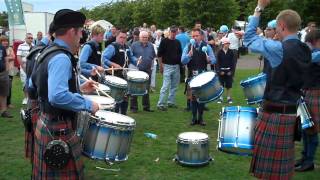 Cullybackey Pipe Band Drum Corps  World Championships 2010 [upl. by Annoet]