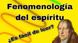 Filosofía oscura  Hegel  Fenomenología del espíritu [upl. by Elman]