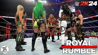 WWE Womens Royal Rumble Match  WWE 2K24 [upl. by Rolat]