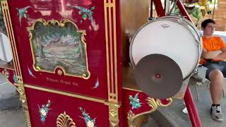 Strickers Grove Carousel Band Organ Plays quotCircus Lifequot [upl. by Rosecan230]