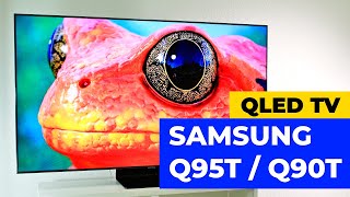 Review SAMSUNG Q95T  Q90T QLED Full Array 4K Flagship [upl. by Atteugram]