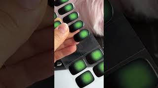 Green Slime nailtutorial asmrvideo naildesigns [upl. by Eipper]