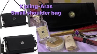 Kipling Aras unboxing and bag reviewSmall shoulder bag  Life of Faye [upl. by Amory986]