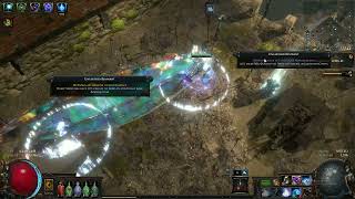 PoE 324 Level 83 Vorana Boss Fight Early Day 2 Cold Dot [upl. by Rehteh]