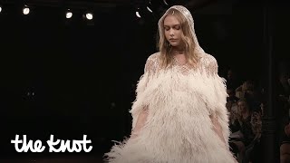 Daring Wedding Dress Trend Round Up  Bridal Fashion Week  The Knot [upl. by Ursel527]