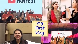 My First Vlog  kabitaskitchen Youtube FanFest 2017  Red Carpet Youtube FanFest  kabitaskitchen [upl. by Emelia]