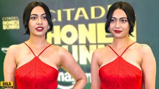 Reem Shaikh Looks Smoking H0T In Red Off Shoulder Outfit at Citadel Honey Bunny Screening [upl. by Gina]