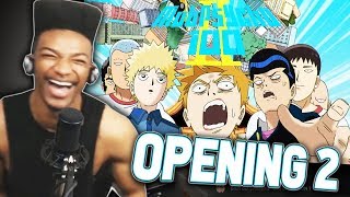 ETIKA REACTS TO quotMOB PSYCHO 100quot  OPENING 2 [upl. by Bamberger192]