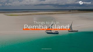 Things to do in Pemba Island unforgettable tanzania island zanzibar travel africa [upl. by Weiman]