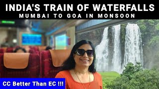 Vande Bharat Express  Indias Fastest train  Train of Waterfalls Vande Bharat  CC vs EC [upl. by Devlen153]