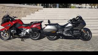 BMW R1250RT 2019 et Honda Goldwing 2018  capacités des bagages [upl. by Aihsad]