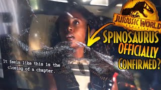 NEW TV SPOT EVIDENCE CONFIRMS SPINOSAURUS in Jurassic World Dominion [upl. by Ahsienauq]