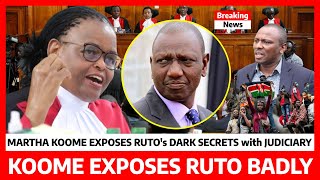 Just Now‼️CJ KOOME EXPOSES RUTO’s Dark SECRETS with JUDICIARY judges TURN against RUTO in COURT now [upl. by Yajet377]