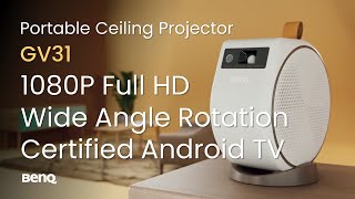 BenQ GV31 Portable Ceiling Projector｜A Luxury Smart Theater for Your Ceiling [upl. by Amelie]