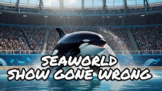 Seaworld Killer WhaleOrca Show Goes Wrong with subtitles [upl. by Arremat]