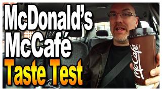 McDonalds McCafé Taste Test [upl. by Virginie]