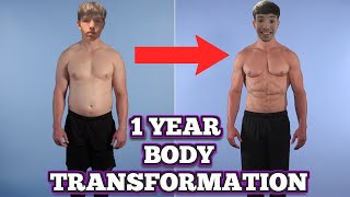 My 1 Year Body Transformation [upl. by Anialad]