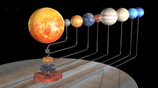 How Many Teeth Do Solar System Gears Have  Planet Comparison [upl. by Yendirb]