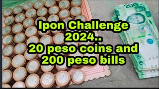 Ipon challenge 202420 peso coins amp 200 peso billsKatas ng tindahan [upl. by Caresse]