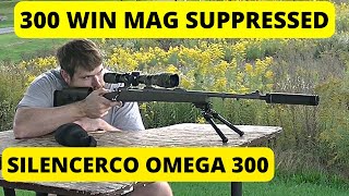 300 Win Mag Suppressed vs Unsuppressed  SilencerCo Omega 300 [upl. by Ellac]