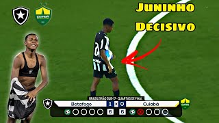 Botafogo vs Cuiabá Juninho decidiu o jogo Vlog [upl. by Alyson]