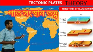 plate tectonic theory in Bengali  geotectonic [upl. by Nylahs]