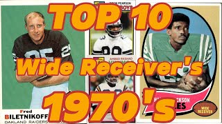 The Top 10 Wide Receivers Of The 1970s [upl. by Vickie]