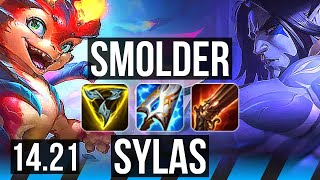 SMOLDER vs SYLAS MID  Dominating  KR Master  1421 [upl. by Aihpos61]