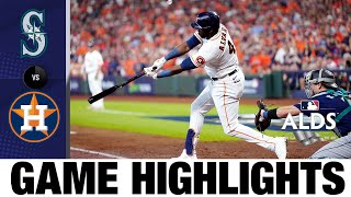 Mariners vs Astros ALDS Game 1 Highlights 101122  MLB Postseason Highlights [upl. by Talya424]