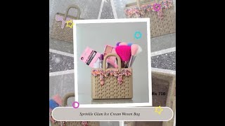 Sprinkle Glam Ice Cream Woven Bag [upl. by Arrais]