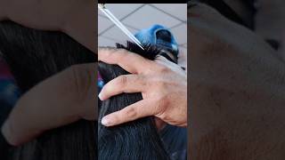 How To Make Front Long Hair Layer cutting ittadihaircut short YouTube video [upl. by Nepean]