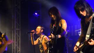 Black Veil Brides  Rebel yell live in Italy 07122013 [upl. by Berkly]