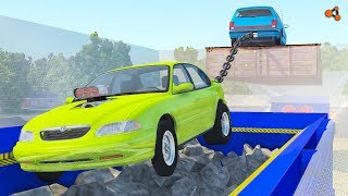 Beamng drive  Tug of War vs Car Shredder crashes [upl. by Eeraj149]