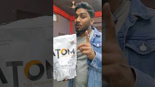 ATOM whey protein review 🤮🤮🤮 shorts [upl. by Sivartal764]